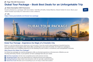 dubai tour